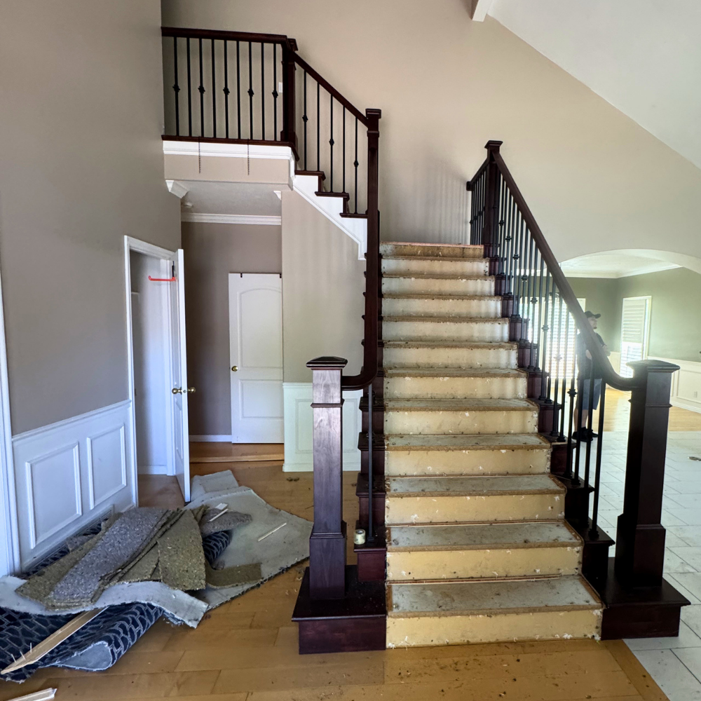 Staircase Railing Painters Northern Utah